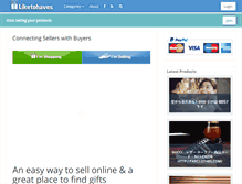 Tablet Screenshot of liketohaves.com